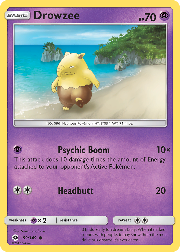 Drowzee (59/149) [Sun & Moon: Base Set] | Event Horizon Hobbies CA