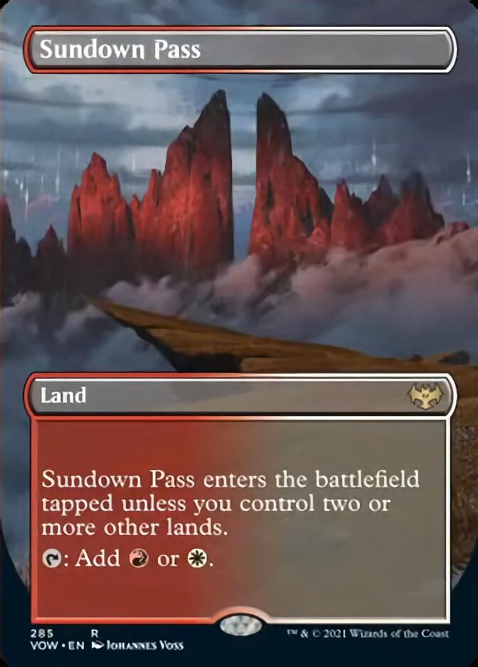 Sundown Pass (Borderless) [Innistrad: Crimson Vow] | Event Horizon Hobbies CA