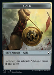 Gold // Dragon Double-sided Token [Commander Legends: Battle for Baldur's Gate Tokens] | Event Horizon Hobbies CA