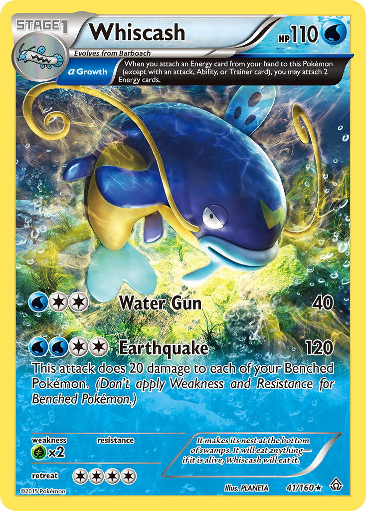 Whiscash (41/160) [XY: Primal Clash] | Event Horizon Hobbies CA