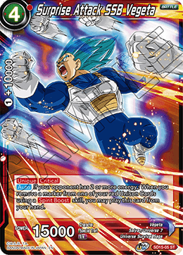 Surprise Attack SSB Vegeta (Starter Deck - Pride of the Saiyans) (SD15-05) [Cross Spirits] | Event Horizon Hobbies CA