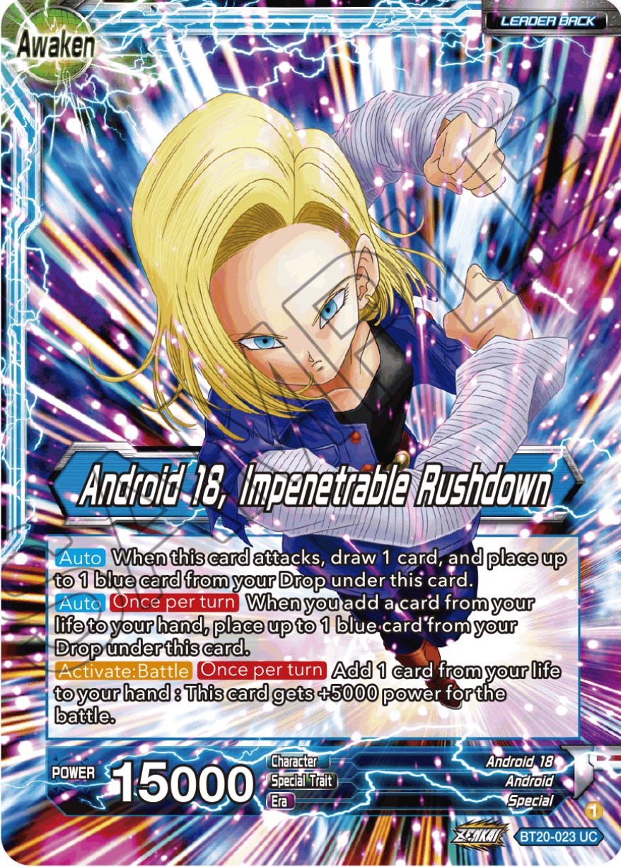 Android 18 // Android 18, Impenetrable Rushdown (BT20-023) [Power Absorbed] | Event Horizon Hobbies CA