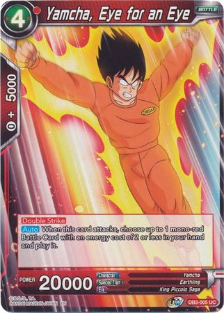 Yamcha, Eye for an Eye (DB3-005) [Giant Force] | Event Horizon Hobbies CA