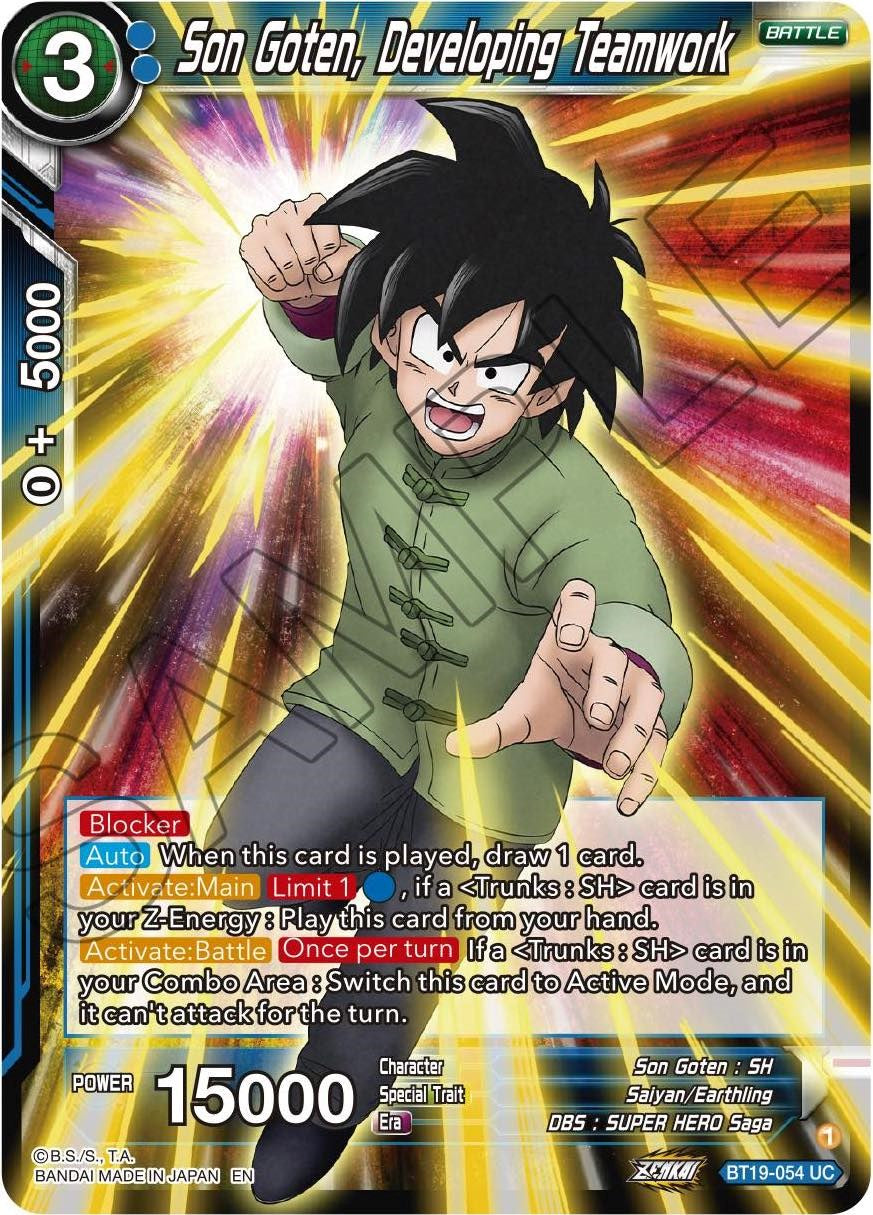 Son Goten, Developing Teamwork (BT19-054) [Fighter's Ambition] | Event Horizon Hobbies CA