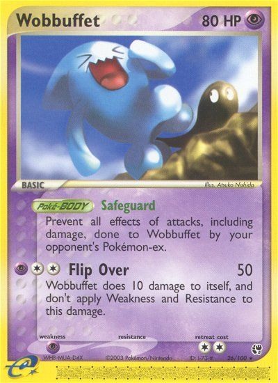 Wobbuffet (26/100) [EX: Sandstorm] | Event Horizon Hobbies CA