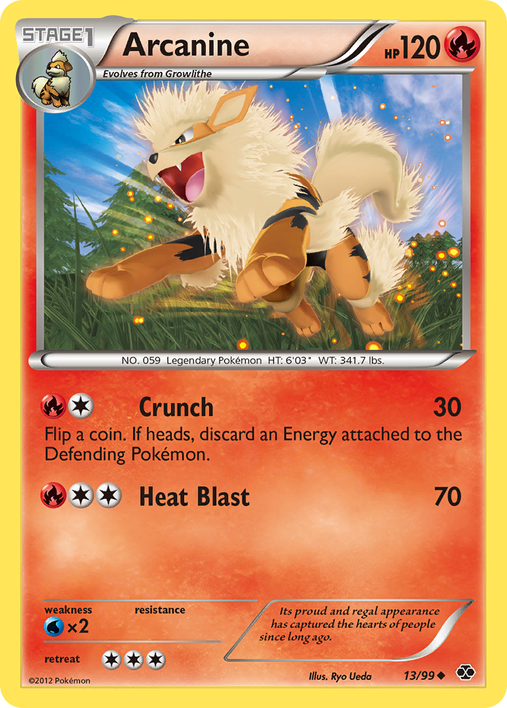 Arcanine (13/99) [Black & White: Next Destinies] | Event Horizon Hobbies CA