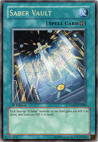 Saber Vault [TSHD-EN086] Secret Rare | Event Horizon Hobbies CA