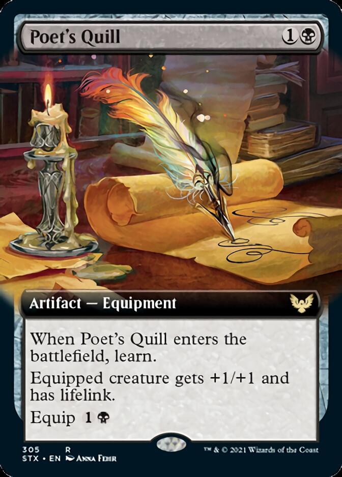 Poet's Quill (Extended) [Strixhaven: School of Mages] | Event Horizon Hobbies CA