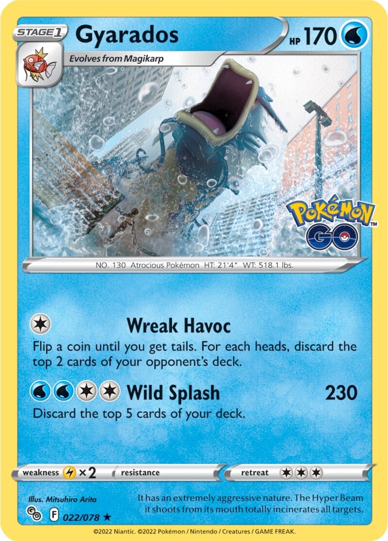 Gyarados (022/078) [Pokémon GO] | Event Horizon Hobbies CA