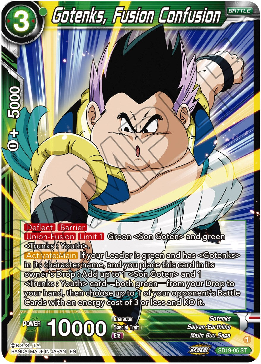 Gotenks, Fusion Confusion (SD19-05) [Dawn of the Z-Legends] | Event Horizon Hobbies CA