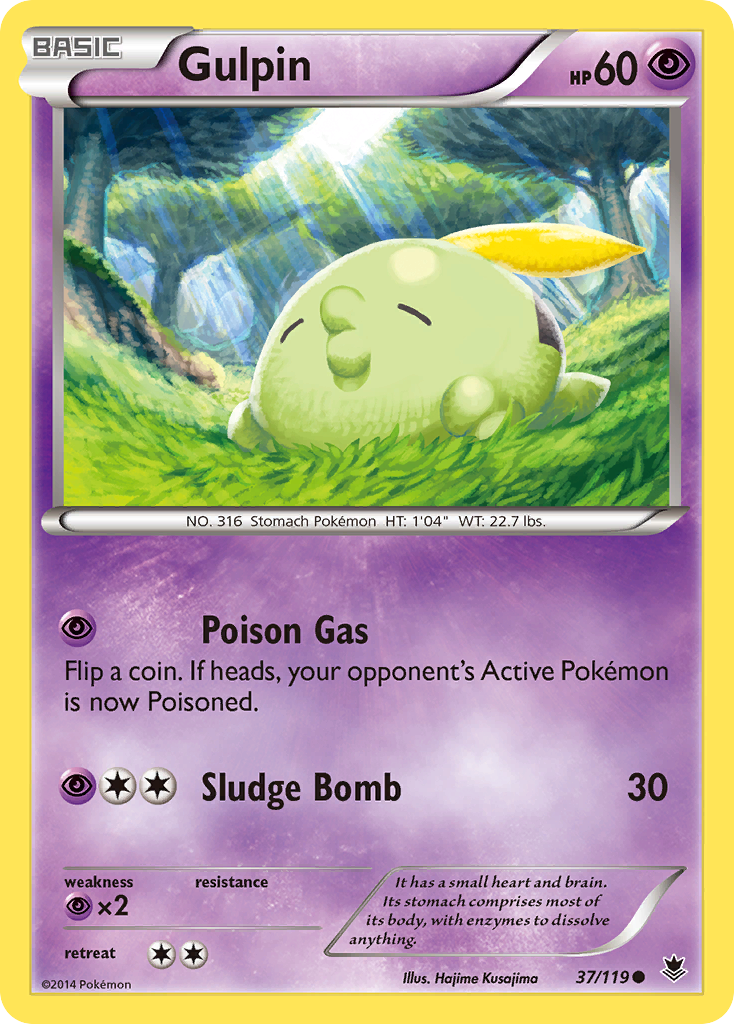 Gulpin (37/119) [XY: Phantom Forces] | Event Horizon Hobbies CA