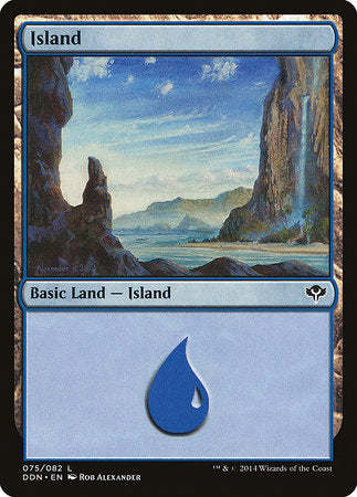 Island (75) [Duel Decks: Speed vs. Cunning] | Event Horizon Hobbies CA