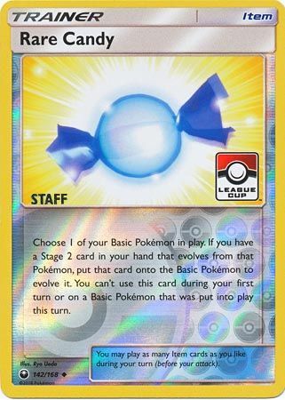 Rare Candy (142/168) (League Promo Staff) [Sun & Moon: Celestial Storm] | Event Horizon Hobbies CA