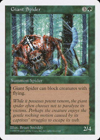 Giant Spider [Fifth Edition] | Event Horizon Hobbies CA