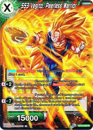 SS3 Vegito, Peerless Warrior (BT11-063) [Vermilion Bloodline 2nd Edition] | Event Horizon Hobbies CA