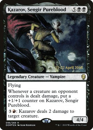 Kazarov, Sengir Pureblood [Dominaria Promos] | Event Horizon Hobbies CA