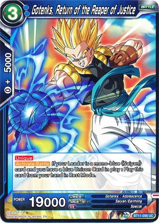 Gotenks, Return of the Reaper of Justice (BT11-056) [Vermilion Bloodline] | Event Horizon Hobbies CA