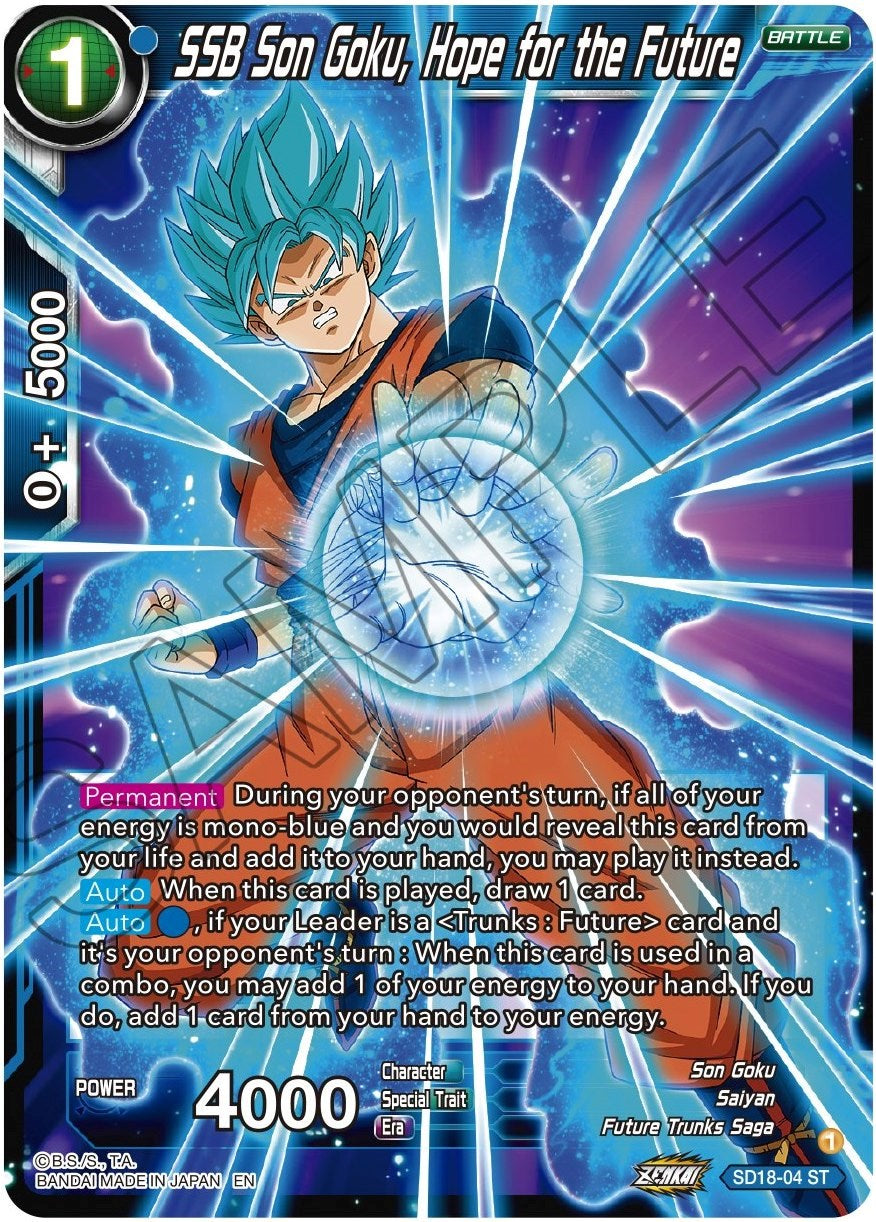 SSB Son Goku, Hope for the Future (SD18-04) [Dawn of the Z-Legends] | Event Horizon Hobbies CA