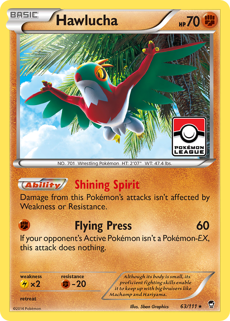 Hawlucha (63/111) [XY: Furious Fists] | Event Horizon Hobbies CA