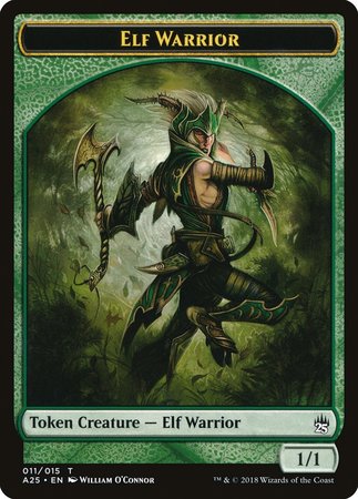 Elf Warrior Token (011) [Masters 25 Tokens] | Event Horizon Hobbies CA