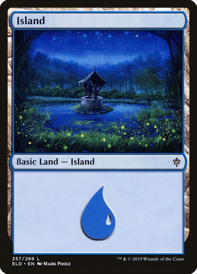 Island (257) [Throne of Eldraine] | Event Horizon Hobbies CA