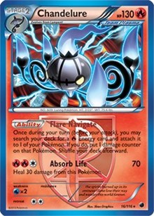 Chandelure (16/116) (Theme Deck Exclusive) [Black & White: Plasma Freeze] | Event Horizon Hobbies CA