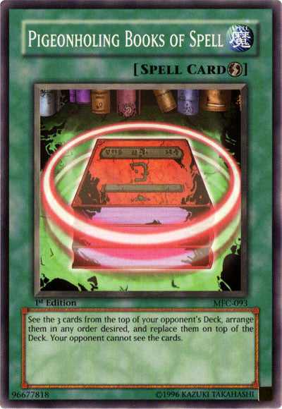 Pigeonholing Books of Spell [MFC-093] Common | Event Horizon Hobbies CA