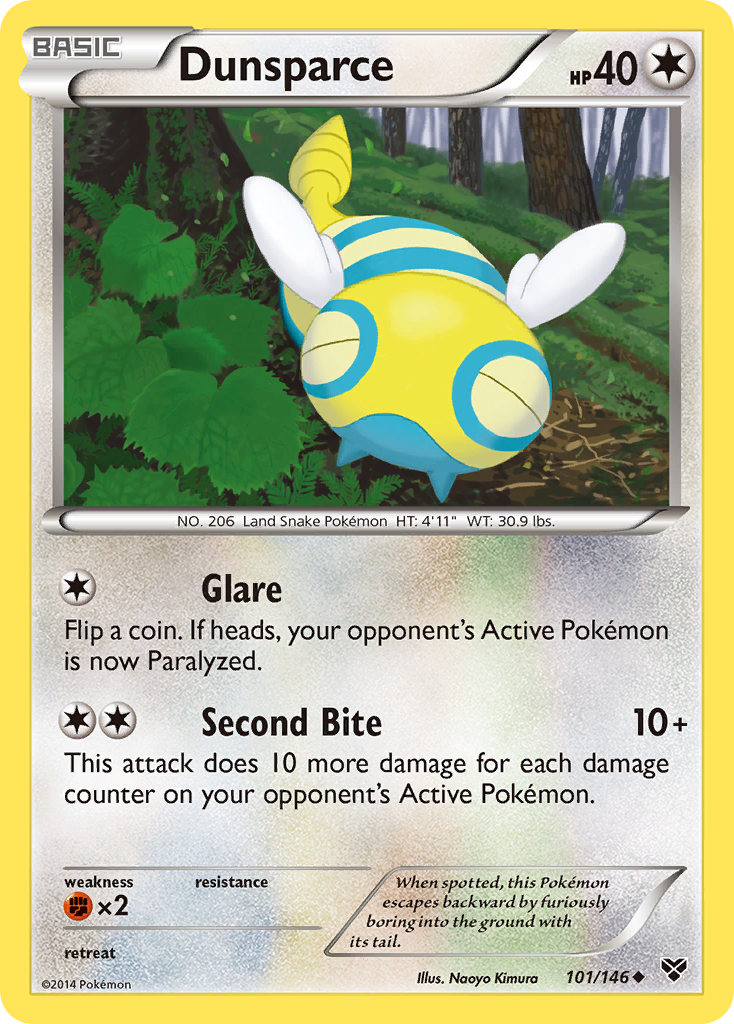 Dunsparce (101/146) [XY: Base Set] | Event Horizon Hobbies CA