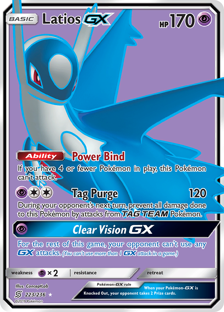 Latios GX (223/236) [Sun & Moon: Unified Minds] | Event Horizon Hobbies CA