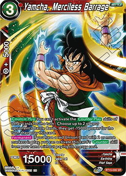 Yamcha, Merciless Barrage (BT10-008) [Cross Spirits] | Event Horizon Hobbies CA