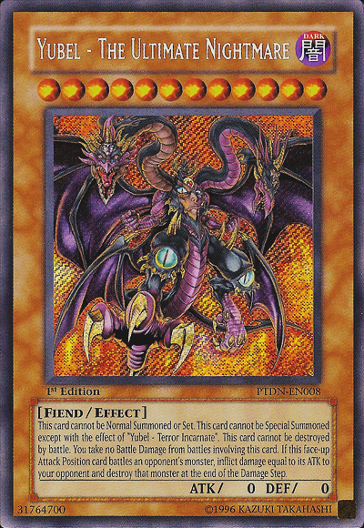 Yubel - The Ultimate Nightmare [PTDN-EN008] Secret Rare | Event Horizon Hobbies CA