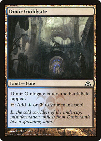 Dimir Guildgate [Dragon's Maze] | Event Horizon Hobbies CA