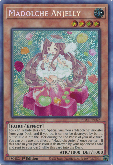 Madolche Anjelly [BLAR-EN073] Secret Rare | Event Horizon Hobbies CA