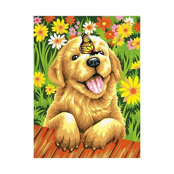 PaintWorks - Paint By Numbers - Puppy Gardener