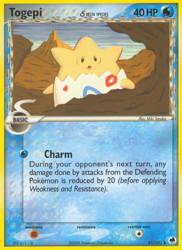 Togepi (41/101) (Delta Species) [EX: Dragon Frontiers] | Event Horizon Hobbies CA