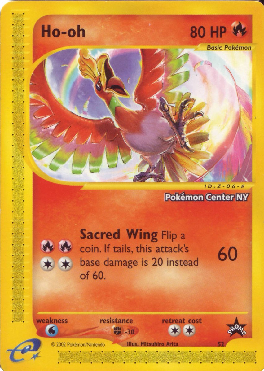 Ho-oh (52) (Pokemon Center NY Promo) [Wizards of the Coast: Black Star Promos] | Event Horizon Hobbies CA