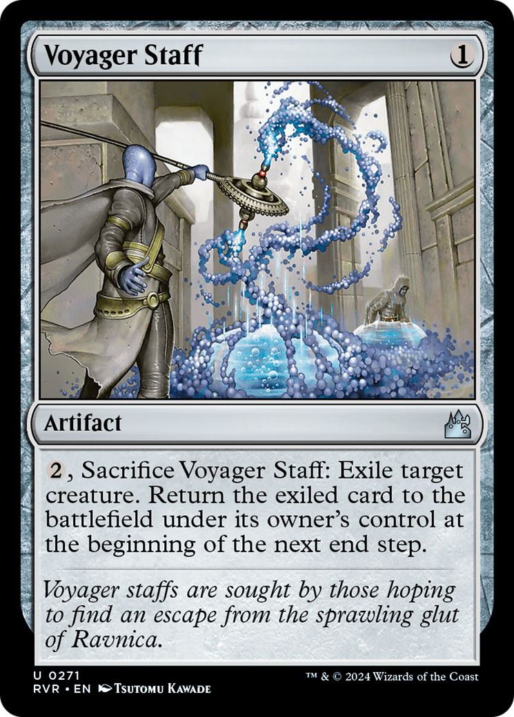 Voyager Staff [Ravnica Remastered] | Event Horizon Hobbies CA