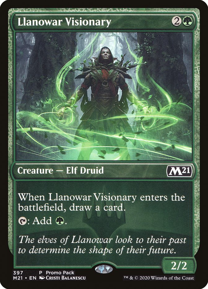 Llanowar Visionary (Promo Pack) [Core Set 2021 Promos] | Event Horizon Hobbies CA