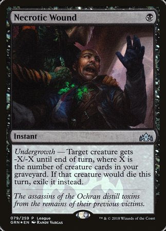 Necrotic Wound [Guilds of Ravnica Promos] | Event Horizon Hobbies CA