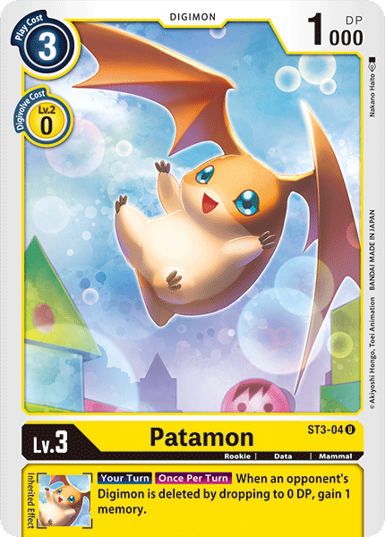 Patamon [ST3-04] [Starter Deck: Heaven's Yellow] | Event Horizon Hobbies CA