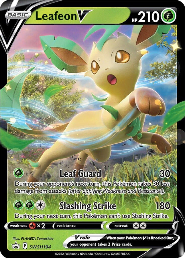 Leafeon V (SWSH194) [Sword & Shield: Black Star Promos] | Event Horizon Hobbies CA