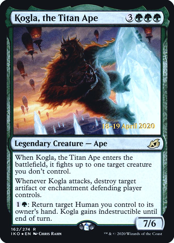 Kogla, the Titan Ape  [Ikoria: Lair of Behemoths Prerelease Promos]