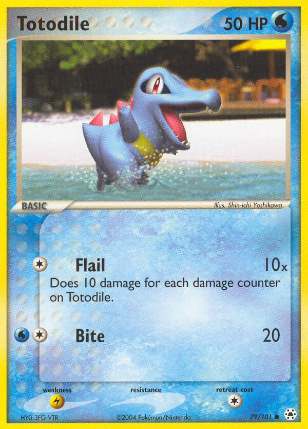 Totodile (79/101) [EX: Hidden Legends] | Event Horizon Hobbies CA