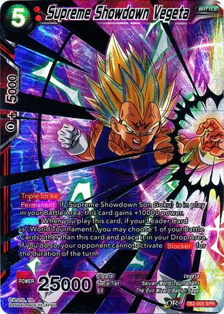 Supreme Showdown Vegeta (SPR) (TB2-005) [World Martial Arts Tournament] | Event Horizon Hobbies CA