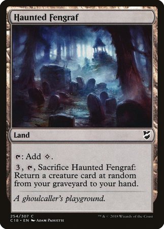 Haunted Fengraf [Commander 2018] | Event Horizon Hobbies CA