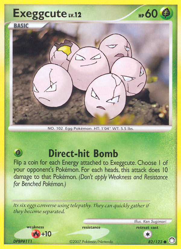 Exeggcute (82/123) [Diamond & Pearl: Mysterious Treasures] | Event Horizon Hobbies CA