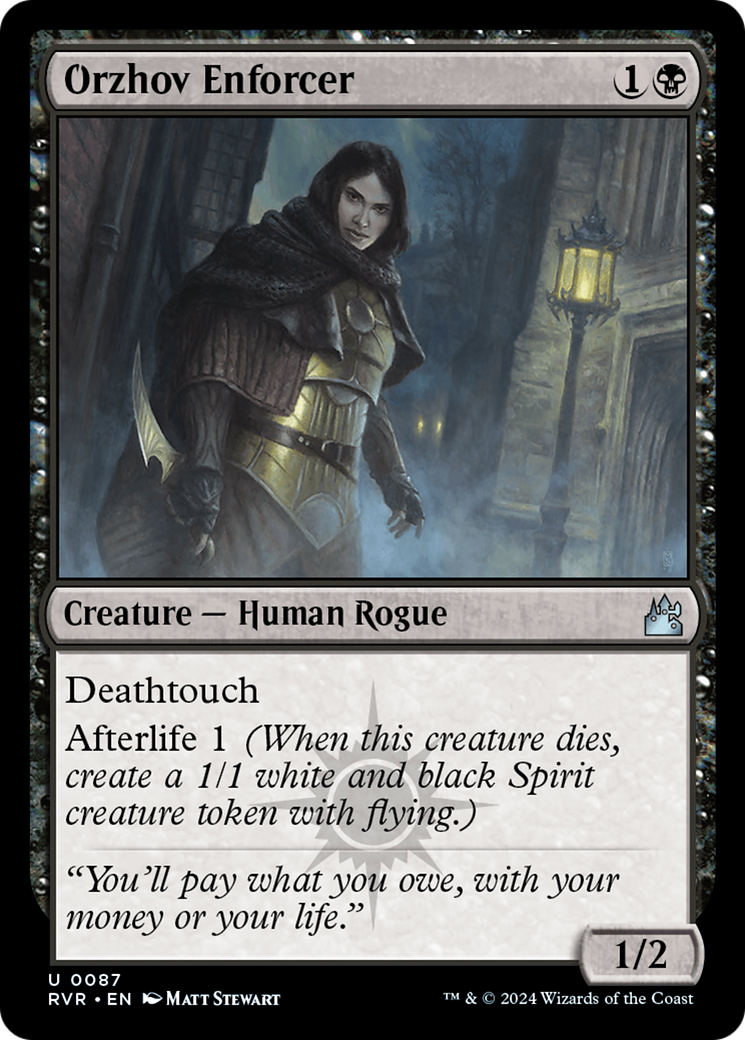 Orzhov Enforcer [Ravnica Remastered] | Event Horizon Hobbies CA