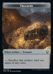 Elephant // Treasure Double-sided Token [Dominaria United Commander Tokens] | Event Horizon Hobbies CA