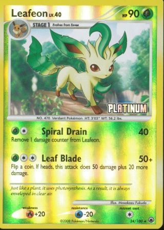 Leafeon (24/100) [Burger King Promos: 2009 Collection] | Event Horizon Hobbies CA