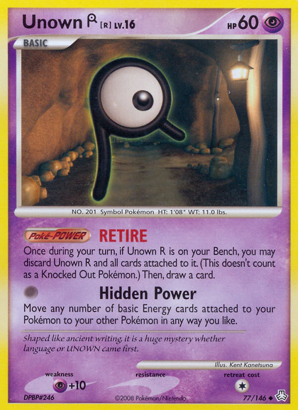 Unown R (77/146) [Diamond & Pearl: Legends Awakened] | Event Horizon Hobbies CA